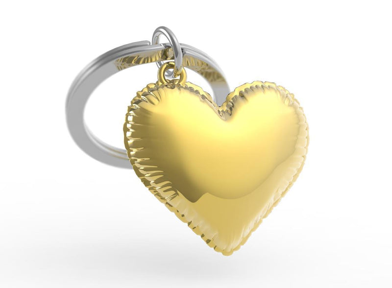 Keyring Party Balloon Heart Shape - SpectrumStore SG