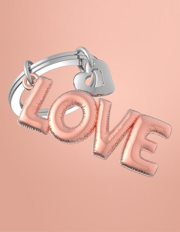 Keyring Party Balloon Love - SpectrumStore SG