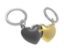 Keyring Puzzle Heart Gold & Dark Grey - SpectrumStore SG