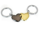 Keyring Puzzle Heart Gold & Dark Grey - SpectrumStore SG