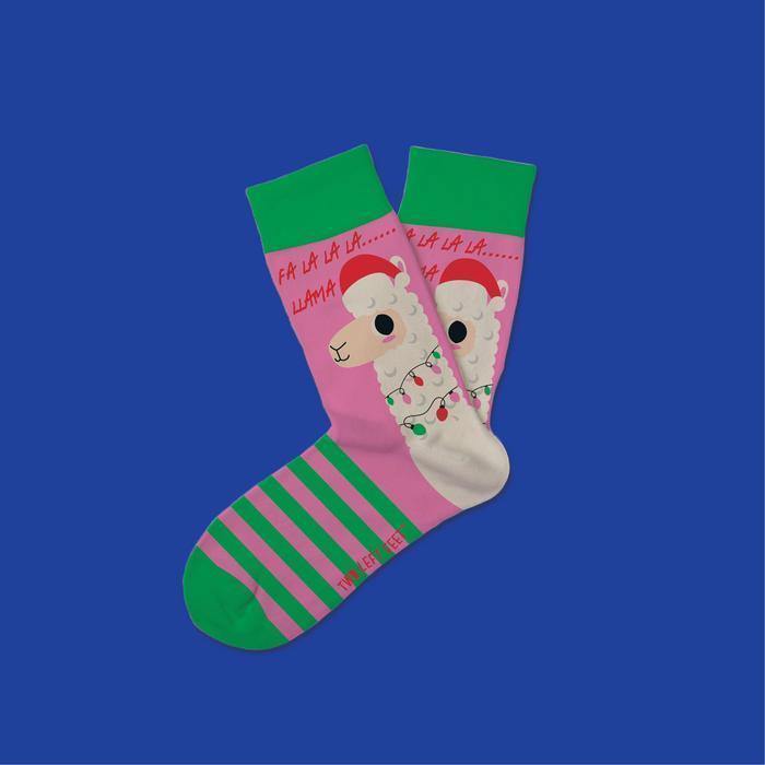Kid's Everyday Socks: Fa La Llama - SpectrumStore SG