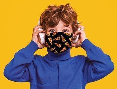 Kid's Protective Mask: Pizza - SpectrumStore SG