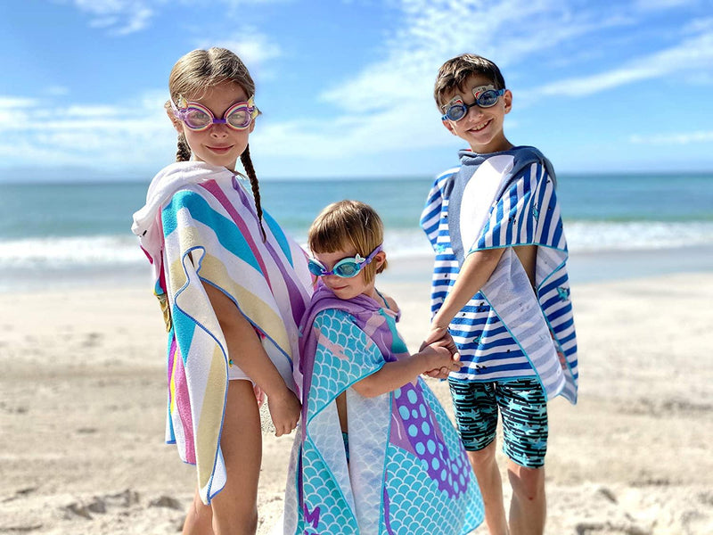Kids' Hooded Towel - Shark - SpectrumStore SG
