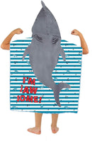 Kids' Hooded Towel - Shark - SpectrumStore SG