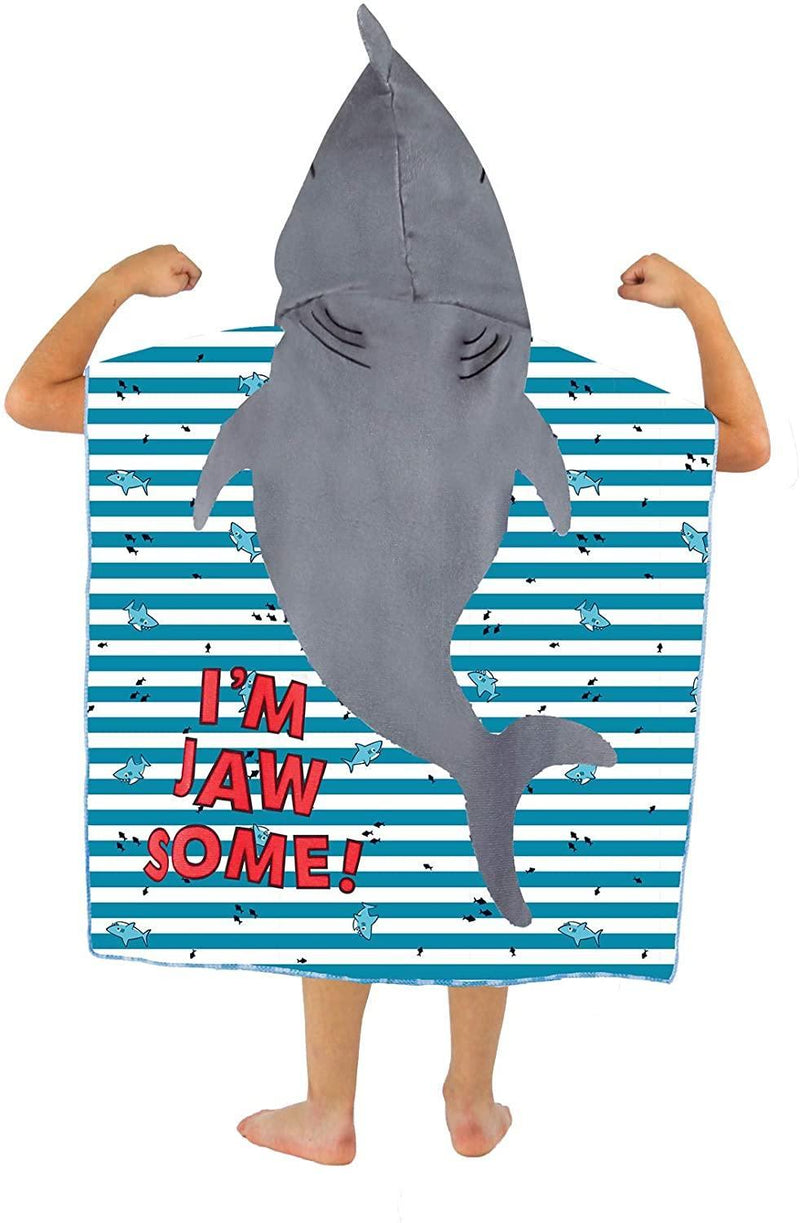 Kids' Hooded Towel - Shark - SpectrumStore SG