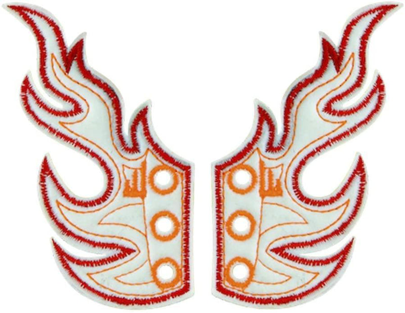 Larchmont(Flames): White Foil - SpectrumStore SG