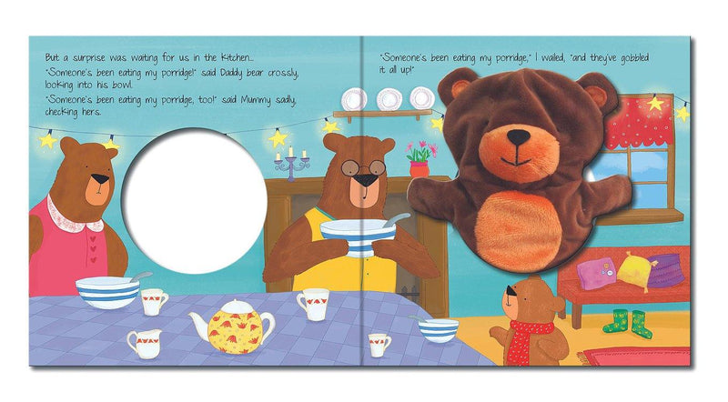 Large Hand Puppet Book - Goldilocks & the Three Bears - SpectrumStore SG