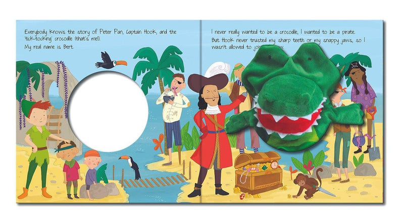 Large Hand Puppet Book - Peter Pan - SpectrumStore SG