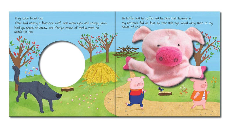 Large Hand Puppet Book - The Three Little Pigs - SpectrumStore SG