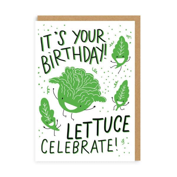 Lettuce Celebrate Greeting Card - SpectrumStore SG