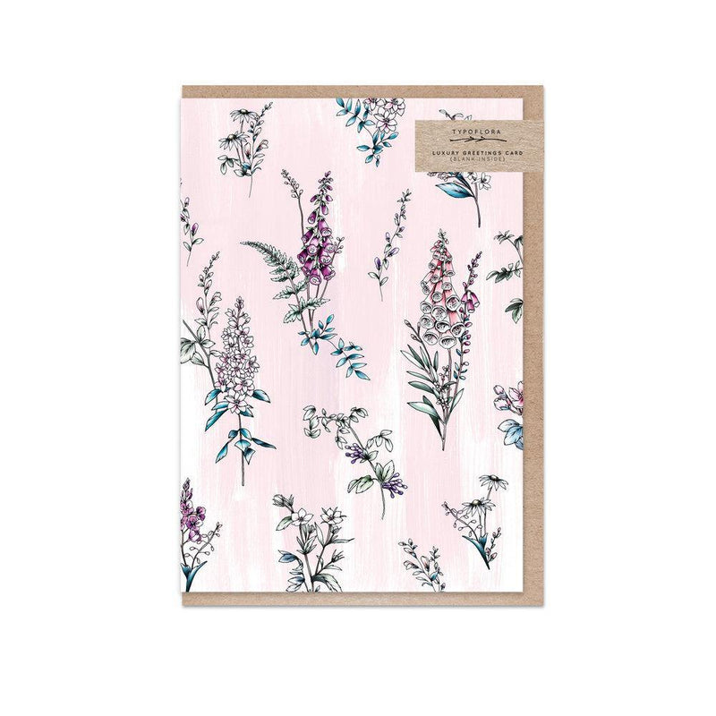 Lilac Botanical Notecard - SpectrumStore SG