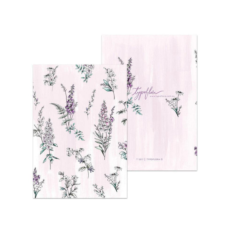 Lilac Botanical Pocket Notebook - SpectrumStore SG