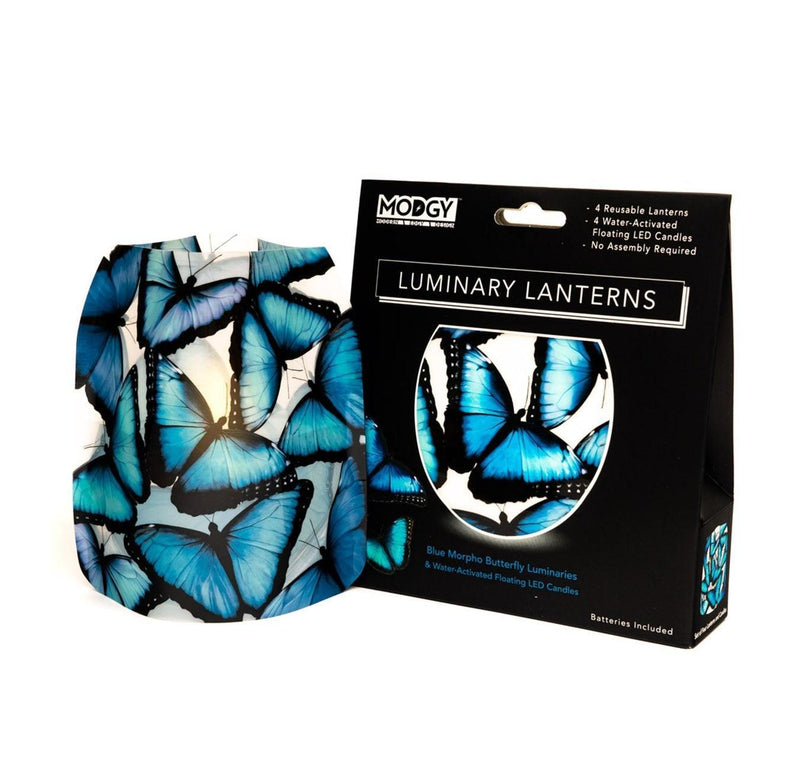 Luminary Lanterns - Blue Morpho Butterfly - SpectrumStore SG