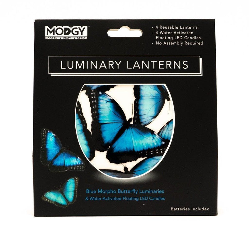 Luminary Lanterns - Blue Morpho Butterfly - SpectrumStore SG