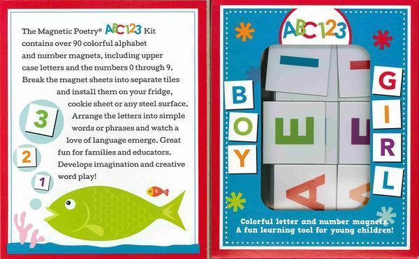 Magnetic Poetry ABC123 - SpectrumStore SG