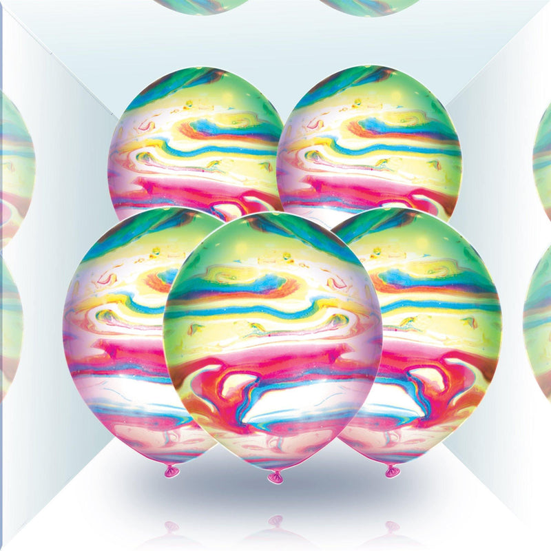 Marble Light Up Balloons - 5 Pack - SpectrumStore SG