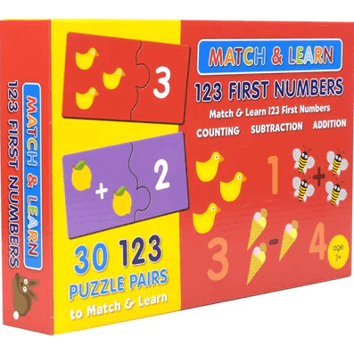 Match & Learn - 123 First Numbers - SpectrumStore SG