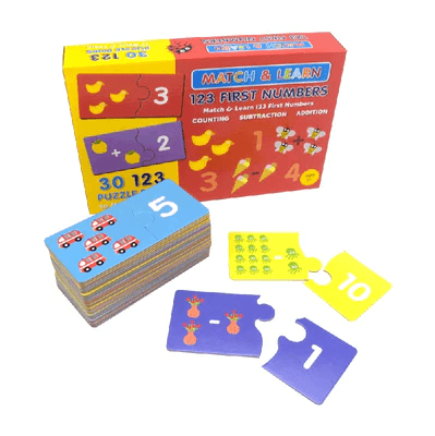 Match & Learn - 123 First Numbers - SpectrumStore SG