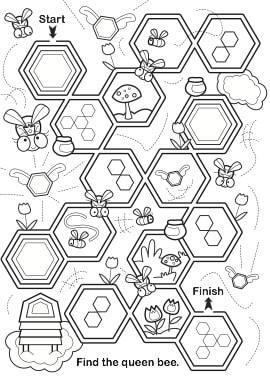 Maze Find and Colour Book - Bugs & Insects - SpectrumStore SG