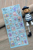 Melty Cat Stickers with Gold Accent Sticker - SpectrumStore SG