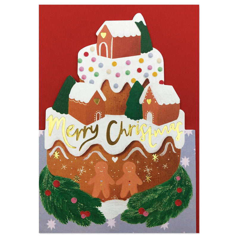 ‘Merry Christmas’ Gingerbread House Card - SpectrumStore SG