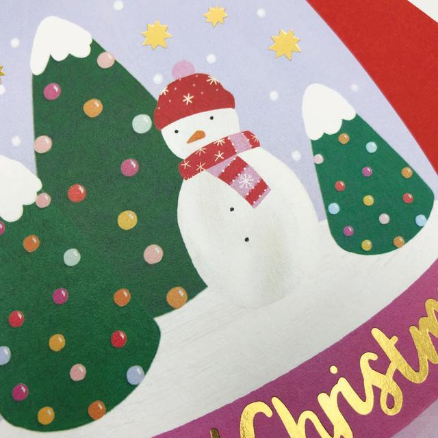 ‘Merry Christmas’ Snow Globe Card - SpectrumStore SG