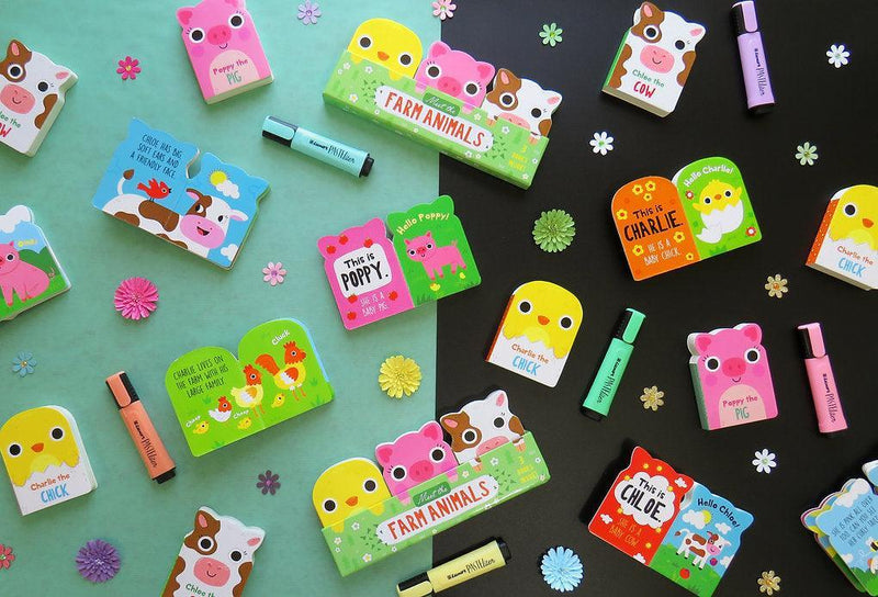 Mini Board Book Set - Meet the Farm Animals - SpectrumStore SG