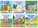 Mini Lift-the-Flap Books - Hide & Seek Farm - SpectrumStore SG