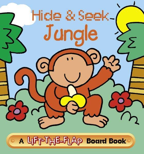 Mini Lift-the-Flap Books - Hide & Seek Jungle - SpectrumStore SG