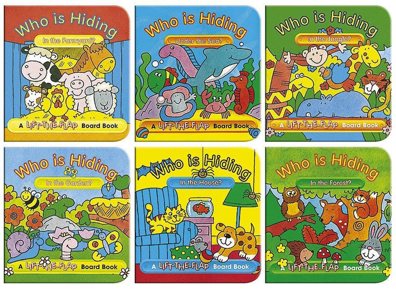 Mini Lift-the-Flap Books - Who is Hiding in the Farmyard? - SpectrumStore SG