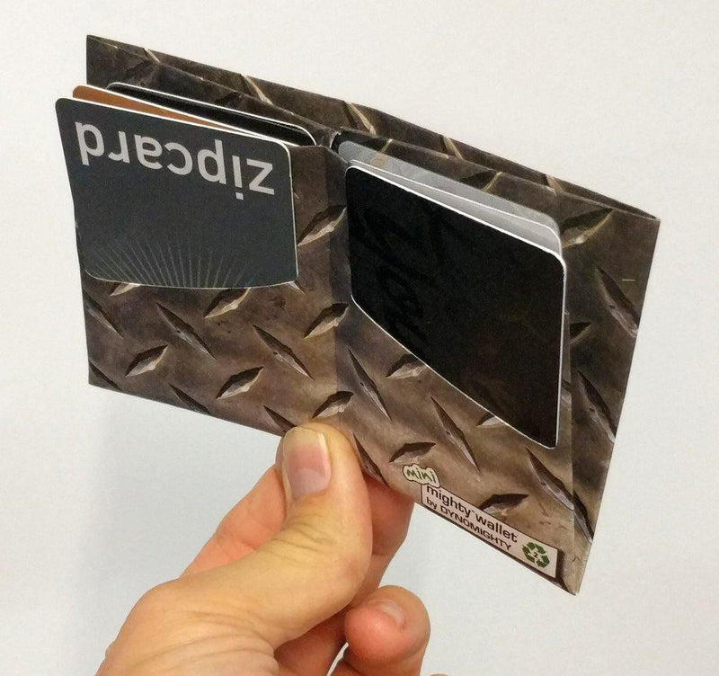 Mini mighty™ wallets: Diamond Plate - SpectrumStore SG