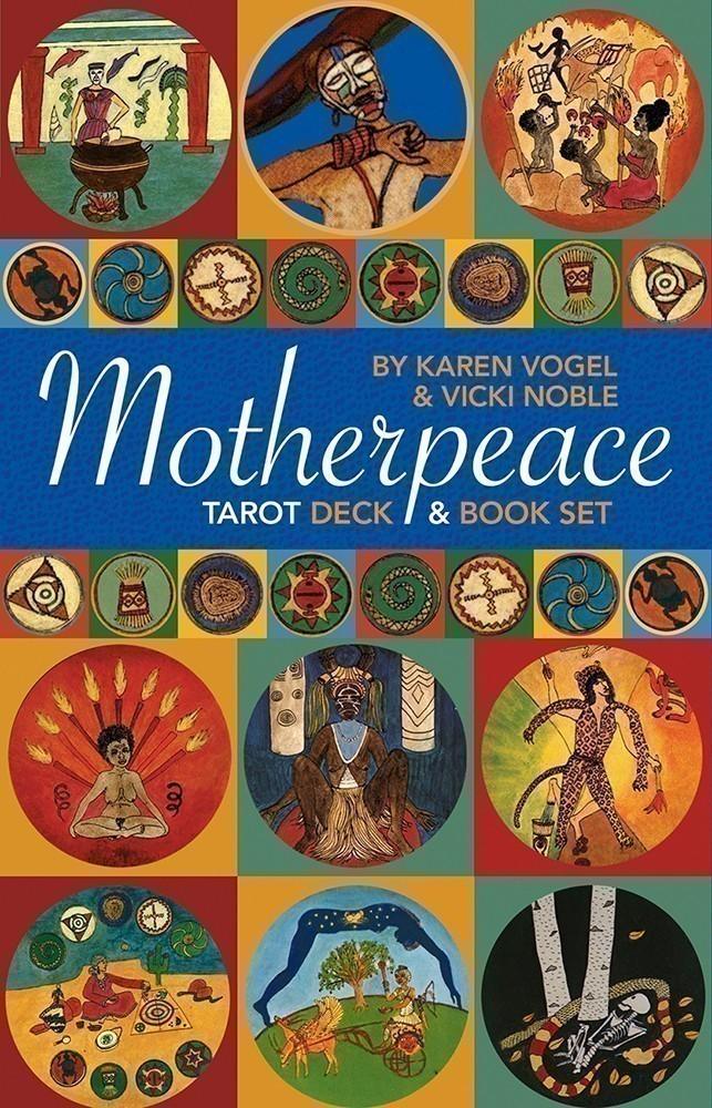 Mini Motherpeace Round Tarot Deck & Book Set - SpectrumStore SG