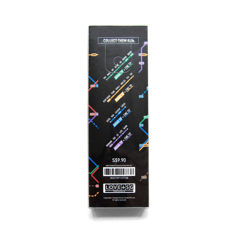 MRT Punny Highlighter Pen Set - SpectrumStore SG