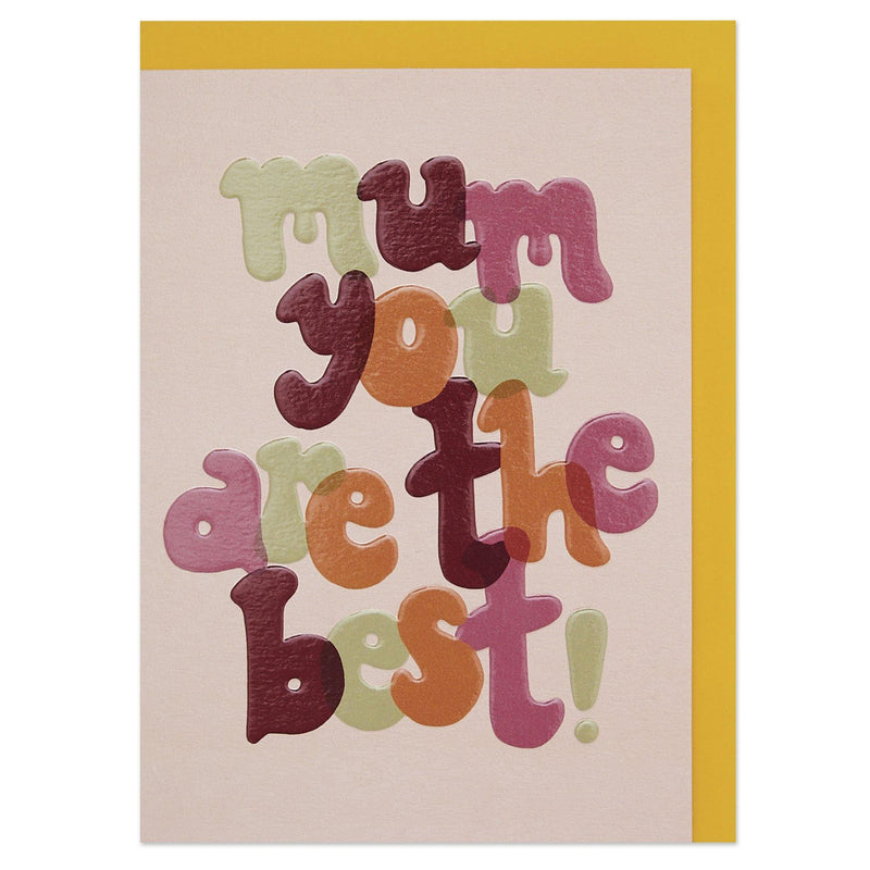'Mum You are the Best' Card - SpectrumStore SG