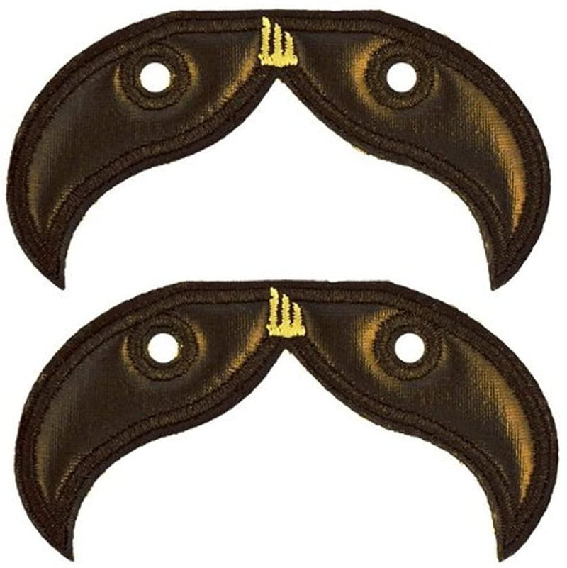 Mustache: Black Foil Horse Shoe - SpectrumStore SG