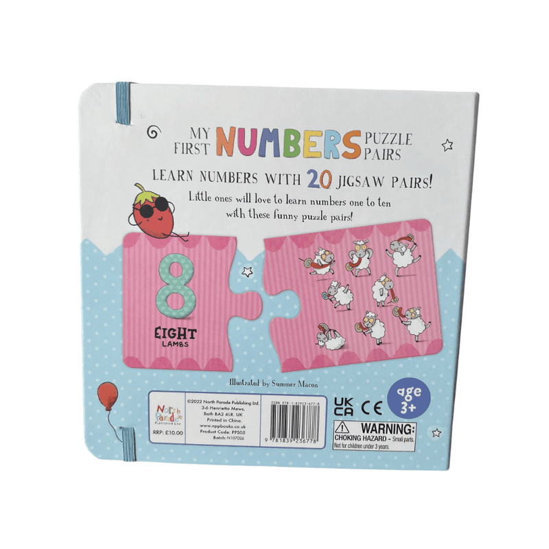 My First Numbers Puzzle Pairs Set - SpectrumStore SG