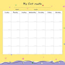 My Life as a Baby A First Year Calendar (Organizer) Calendar – Wall Calendar - SpectrumStore SG