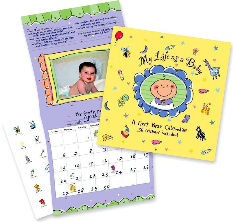 My Life as a Baby A First Year Calendar (Organizer) Calendar – Wall Calendar - SpectrumStore SG
