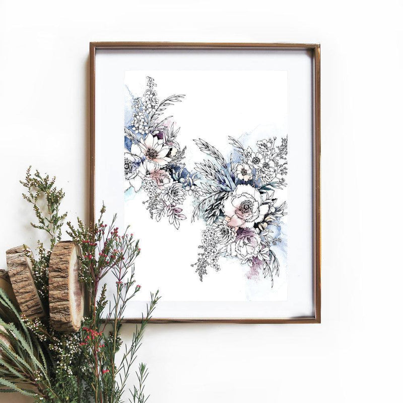Mystery Floral 2 Art Print - SpectrumStore SG