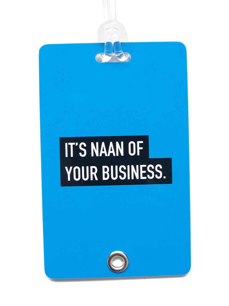 Naan Punny Luggage Tag - SpectrumStore SG