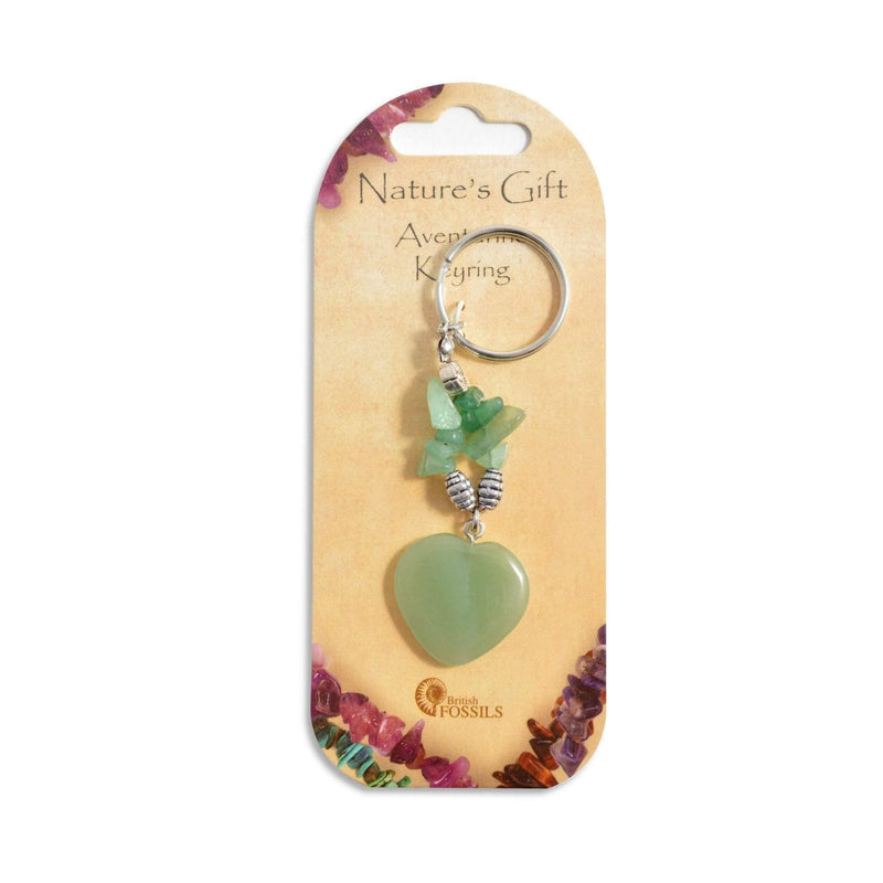 Nature's Gift Keyring - Aventurine - SpectrumStore SG