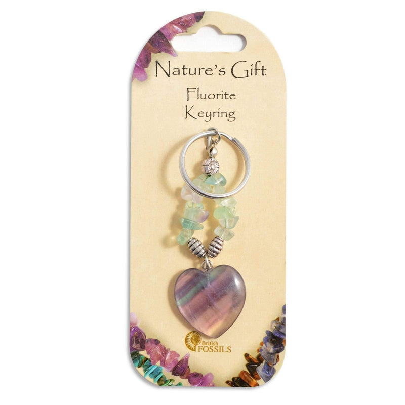 Nature's Gift Keyring - Fluorite - SpectrumStore SG