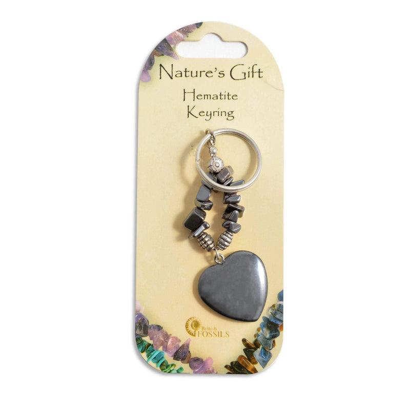 Nature's Gift Keyring - Hematite - SpectrumStore SG