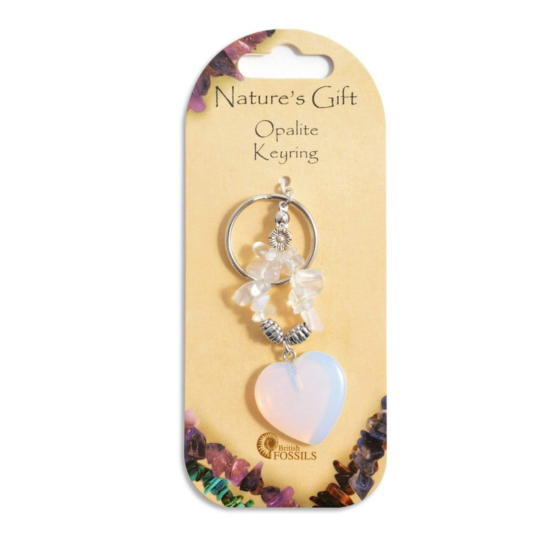 Nature's Gift Keyring - Opalite - SpectrumStore SG