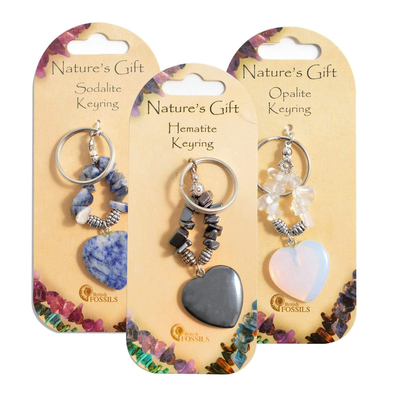 Nature's Gift Keyring - Opalite - SpectrumStore SG