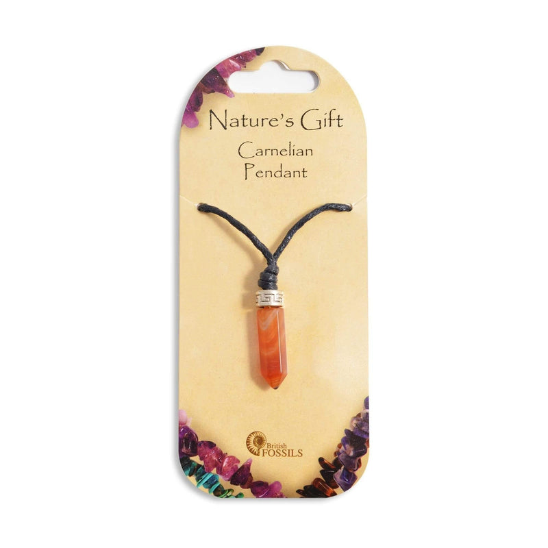 Nature's Gift Point Necklace - Carnelian - SpectrumStore SG