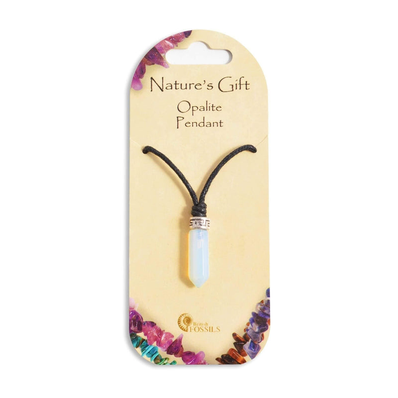 Nature's Gift Point Necklace - Opalite - SpectrumStore SG