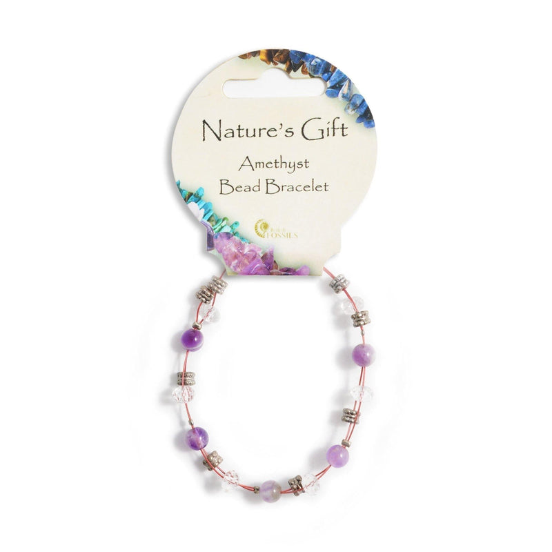 Nature's Gift Wire Bracelet - Amethyst - SpectrumStore SG