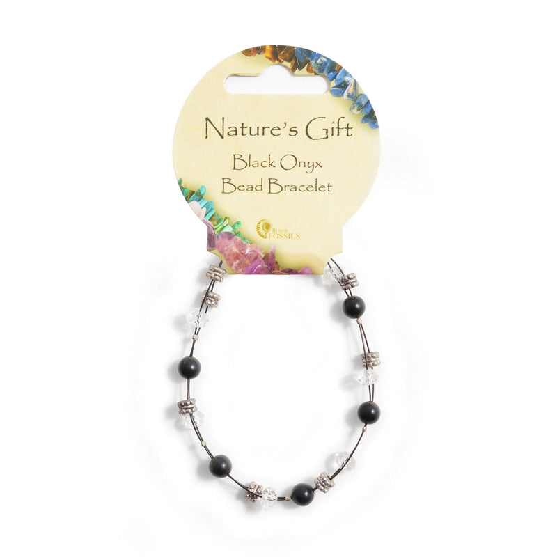 Nature's Gift Wire Bracelet - Black Onyx - SpectrumStore SG