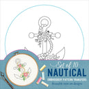Nautical Embroidery Pattern Transfers - SpectrumStore SG
